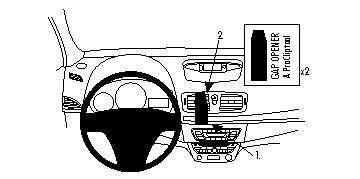 ProClip Monteringsbøyle Renault Mégane 09-15/Fluence 10-15 i gruppen Billyd / Hva passer i min bil / Renault / Fluence hos BRL Electronics (240RENMEFL09PROC)