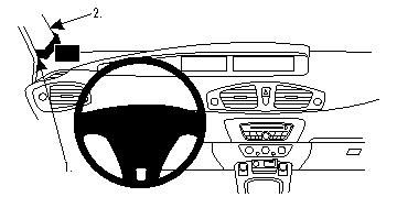 ProClip Monteringsbøyle Renault Scénic 10-15 i gruppen Billyd / Hva passer i min bil / Renault / Scénic hos BRL Electronics (240RENSCE10PROC)
