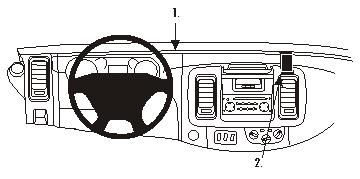 ProClip Monteringsbøyle Renault Trafic/Nissan Primastar 02-10 i gruppen Billyd / Hva passer i min bil / Opel / Vivaro / Vivaro 2005-2010 hos BRL Electronics (240RENTRA02PROC)