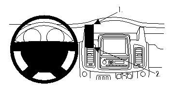 ProClip Monteringsbøyle Renault Trafic 11-14 i gruppen Billyd / Hva passer i min bil / Opel / Vivaro / Vivaro 2011- hos BRL Electronics (240RENTRA11PROC)