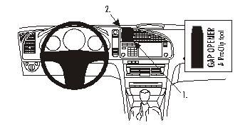 ProClip Monteringsbøyle Saab 9-3 03-06 i gruppen Billyd / Hva passer i min bil / SAAB / 9-3 / 9-3 NG 2003-2006 / Øvrig 9-3 NG 2003-2006 hos BRL Electronics (240SAAB933PROCLIP)