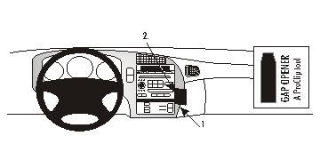 ProClip Monteringsbøyle Saab 9-5 06-10 i gruppen Billyd / Hva passer i min bil  / SAAB / 9-5 / 9-5 OG 1997-2005 / Övrigt 9-5 OG 1997-2005 hos BRL Electronics (240SAAB956PROCLIP)