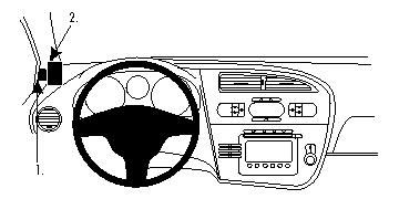 ProClip Monteringsbøyle Seat Leon 06-12 i gruppen Billyd / Hva passer i min bil / Seat / Leon hos BRL Electronics (240SEALEO06PROC)