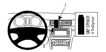 ProClip Monteringsbøyle Skoda Superb 09-05 i gruppen Billyd / Hva passer i min bil / Skoda / Skoda Superb / Skoda Superb 2008-2015 hos BRL Electronics (240SKOSUP09PROC)