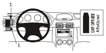 ProClip Monteringsbøyle Subaru Forester 03-07 i gruppen Billyd / Hva passer i min bil / Subaru hos BRL Electronics (240SUBFOR03PROC)