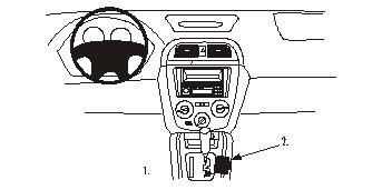 ProClip Monteringsbøyle Subaru Impreza 01-04 i gruppen Billyd / Hva passer i min bil  / Subaru hos BRL Electronics (240SUBIMP01PROC)