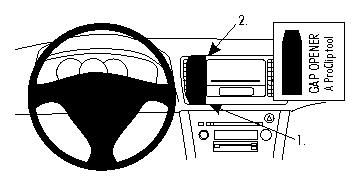 ProClip Monteringsbøyle Subaru Outback/Legacy 04-09 i gruppen Billyd / Hva passer i min bil / Subaru hos BRL Electronics (240SUBOUT04PROCL)