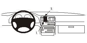 ProClip Monteringsbøyle Subaru Outback 95-98 i gruppen Billyd / Hva passer i min bil  / Subaru hos BRL Electronics (240SUBOUT95PROCL)