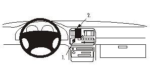ProClip Monteringsbøyle Subaru Outback 95-98 i gruppen Billyd / Hva passer i min bil / Subaru hos BRL Electronics (240SUBOUT95PROCL)