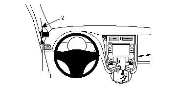 ProClip Monteringsbøyle Subaru Trezia 11-14 i gruppen Billyd / Hva passer i min bil / Subaru hos BRL Electronics (240SUBTRE11PROC)