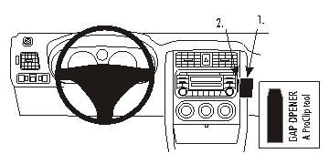 ProClip Monteringsbøyle Suzuki Aerio 05-09/Liana 04-06 i gruppen Billyd / Hva passer i min bil / Suzuki hos BRL Electronics (240SUZAER05PROC)