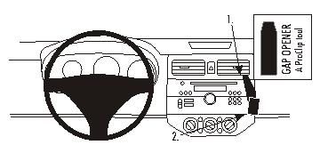 ProClip Monteringsbøyle Suzuki Swift 05-10 i gruppen Billyd / Hva passer i min bil  / Suzuki hos BRL Electronics (240SUZSWI05PROC)