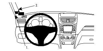 ProClip Monteringsbøyle Suzuki Swift 11-15 i gruppen Billyd / Hva passer i min bil / Suzuki hos BRL Electronics (240SUZSWI11PROC)