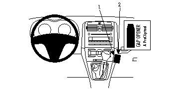 ProClip Monteringsbøyle Toyota Corolla 08-11 i gruppen Billyd / Hva passer i min bil / Toyota / Corolla / Corolla 2006-2012 hos BRL Electronics (240TOYCOR08PROC)