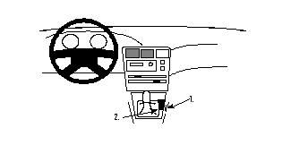 Toyota Corolla 93-97 i gruppen Billyd / Hva passer i min bil  / Toyota / Corolla / Corolla 1995-2000 hos BRL Electronics (240TOYCOR93PROC)