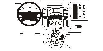 ProClip Monteringsbøyle Toyota Corolla Verso 02-03 i gruppen Billyd / Hva passer i min bil / Toyota / Corolla Verso / Corolla Verso 2001-2009 hos BRL Electronics (240TOYCOVE02PROC)