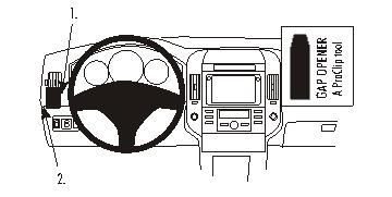 ProClip Monteringsbøyle Toyota Corolla Verso 04-09 i gruppen Billyd / Hva passer i min bil / Toyota / Corolla Verso / Corolla Verso 2001-2009 hos BRL Electronics (240TOYCOVE04PROC)