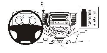 ProClip Monteringsbøyle Toyota HiLux 06-11 i gruppen Billyd / Hva passer i min bil / Toyota / Hilux / Hilux 2005-2015 hos BRL Electronics (240TOYHILU06PROC)