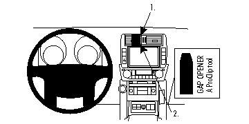 ProClip Monteringsbøyle Toyota LandCruiser 10-15 i gruppen Billyd / Hva passer i min bil  / Toyota / Landcruiser / Landcruiser 2008- hos BRL Electronics (240TOYLAN09PROCL)