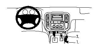 ProClip Monteringsbøyle Toyota LandCruiser 100 98-01 i gruppen Billyd / Hva passer i min bil / Toyota / Landcruiser / Landcruiser 1996-2008 hos BRL Electronics (240TOYLAN1098PRO)
