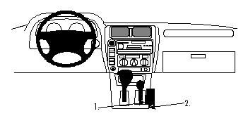 ProClip Monteringsbøyle Toyota LandCruiser 90 97-02 i gruppen Billyd / Hva passer i min bil / Toyota / Landcruiser / Landcruiser 1996-2008 hos BRL Electronics (240TOYLAN9097PRO)
