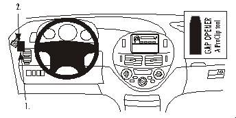 ProClip Monteringsbøyle Toyota Previa 01-06 i gruppen Billyd / Hva passer i min bil / Toyota / Previa / Previa 2006- hos BRL Electronics (240TOYPRE01PROC)