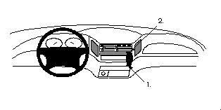 ProClip Monteringsbøyle Toyota Previa 90-00 i gruppen Billyd / Hva passer i min bil / Toyota / Previa / Previa 1990-2000 hos BRL Electronics (240TOYPRE90PROC)
