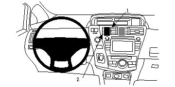 ProClip Monteringsbøyle Toyota Prius + 12-15 i gruppen Billyd / Hva passer i min bil / Toyota / Prius / Prius 2010-2015 hos BRL Electronics (240TOYPRIPLPROC)