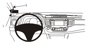 ProClip Monteringsbøyle Toyota RAV 4 13-15 i gruppen Billyd / Hva passer i min bil  / Toyota / RAV4 / RAV4 2006-2012 hos BRL Electronics (240TOYRAV13PROC)