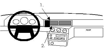 ProClip Monteringsbøyle Volvo 740/940 91-98 i gruppen Billyd / Hva passer i min bil / Volvo / Volvo 940/960 / Volvo 940/960 1991-1998 hos BRL Electronics (240VOL74094091PR)