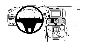 ProClip Monteringsbøyle Volvo V40 13-15 i gruppen Billyd / Hva passer i min bil / Volvo / Volvo V40 / Volvo V40 2000-2004 hos BRL Electronics (240VOLV4013PROC)
