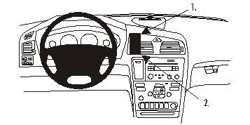 ProClip Monteringsbøyle Volvo V70/XC70 00-04 i gruppen Billyd / Hva passer i min bil / Volvo / Volvo XC70 / Volvo XC70 2000-2004 / Øvrig XC70 2000-2004 hos BRL Electronics (240VOLXC7000PROC)