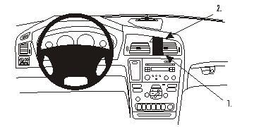 ProClip Monteringsbøyle Volvo S60/V70/XC70 00-10 i gruppen Billyd / Hva passer i min bil / Volvo / Volvo XC70 / Volvo XC70 2004-2007 / Øvrig XC70 2004-2007 hos BRL Electronics (240VOLXC7005PROC)
