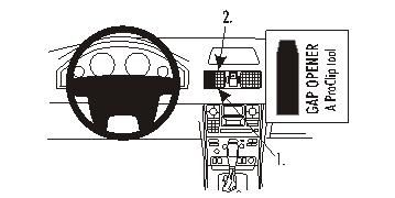 ProClip Monteringsbøyle Volvo XC90 02-14 i gruppen Billyd / Hva passer i min bil  / Volvo / Volvo XC90 / Volvo XC90 2003-2014 hos BRL Electronics (240VOLXC9002PROC)