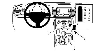 ProClip Monteringsbøyle Volkswagen Beetle 12-15 i gruppen Billyd / Hva passer i min bil / Volkswagen / Beetle / Beetle 1998-2010 hos BRL Electronics (240VWBEE12PROC)