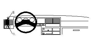 ProClip Monteringsbøyle Volkswagen Caravelle 91-95 i gruppen Billyd / Hva passer i min bil / Volkswagen / Caravelle / Caravelle 1990-2003 hos BRL Electronics (240VWCAR91PROC)
