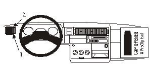 ProClip Monteringsbøyle Volkswagen Caravelle 96-03 i gruppen Billyd / Hva passer i min bil / Volkswagen / Caravelle / Caravelle 1990-2003 hos BRL Electronics (240VWCAR96PROC)