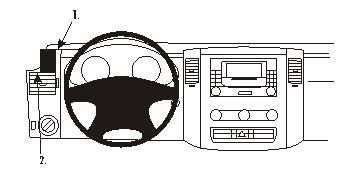 ProClip Monteringsbøyle Volkswagen Crafter 07-15 i gruppen Billyd / Hva passer i min bil / Volkswagen / Crafter / Crafter 2011-2018 hos BRL Electronics (240VWCRA07PROC)