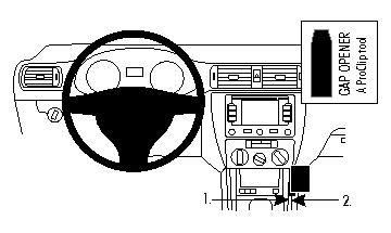 ProClip Monteringsbøyle Volkswagen Jetta 11-15 i gruppen Billyd / Hva passer i min bil  / Volkswagen / Jetta / Jetta/Vento 2010-2015 hos BRL Electronics (240VWJET11PROC)