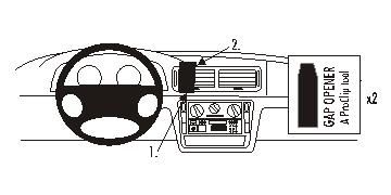 ProClip Monteringsbøyle Volkswagen Passat 97-05 i gruppen Billyd / Hva passer i min bil / Volkswagen / Passat / Passat B5 1997-2005 / Øvrig Passat B5 1997-2005 hos BRL Electronics (240VWPAS97PROCL)