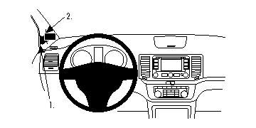 ProClip Monteringsbøyle Volkswagen Sharan 11-15 i gruppen Billyd / Hva passer i min bil  / Volkswagen / Sharan / Sharan 2004-2010 hos BRL Electronics (240VWSHA11PROC)