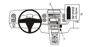 ProClip Monteringsbøyle Volkswagen Tiguan 08-15 i gruppen Billyd / Hva passer i min bil / Volkswagen / Tiguan / Tiguan 2007-2015 hos BRL Electronics (240VWTIG08PROC)