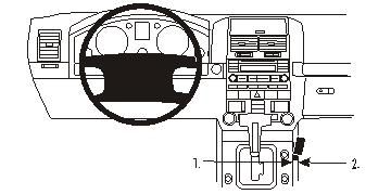 ProClip Monteringsbøyle Volkswagen Touareg 03-09 i gruppen Billyd / Hva passer i min bil / Volkswagen / Touareg hos BRL Electronics (240VWTOU03PROC)