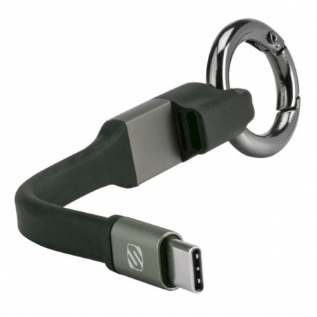 Scosche Clip-on, nyckelring laddningskabel USB-C i gruppen Billyd / Smartphone til bilen  / Tilbehør til mobilen hos BRL Electronics (242C2CS)
