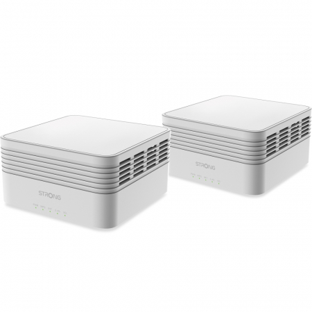 Strong Atria WiFi Mesh 3000 Home-kit 2,4+5GHz, 2-pack i gruppen Lyd til hjemmet / Tilbehør / Nettverk hos BRL Electronics (260MESH30002)
