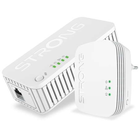 Strong POWERLWF1000DUOMINI, Powerline Wi-Fi 1000 Kit Mini i gruppen Nyheter hos BRL (260POWERLWF1000DUOMINI)