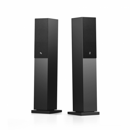 Audio Pro A38 W aktive gulvhøyttalere med Wi-Fi, svart i gruppen Nyheter hos BRL (287A38WB)