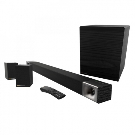 Klipsch Cinema 600 soundbar, med trådlös subwoofer och surroundhögtalare i gruppen Lyd til hjemmet / Høyttalere / Lydplanke hos BRL Electronics (288CINEMA60051)