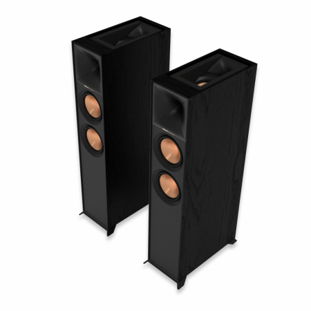 Klipsch R-605FA golvhögtalare med Dolby Atmos, svart par i gruppen Lyd til hjemmet / Høyttalere / Gulvhøyttaler hos BRL Electronics (288R605FA)