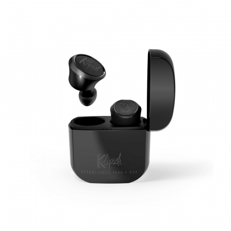 Klipsch T5 True Wireless Triple Black, Trådløse In-Ear hodetelefoner i gruppen Kampanjer / Tilbudstorget - Hjem hos BRL Electronics (288T5TWBLK)